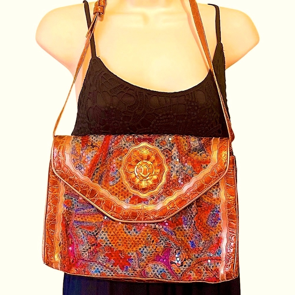 Sharif Lizard Bag Vintage 80’s USA